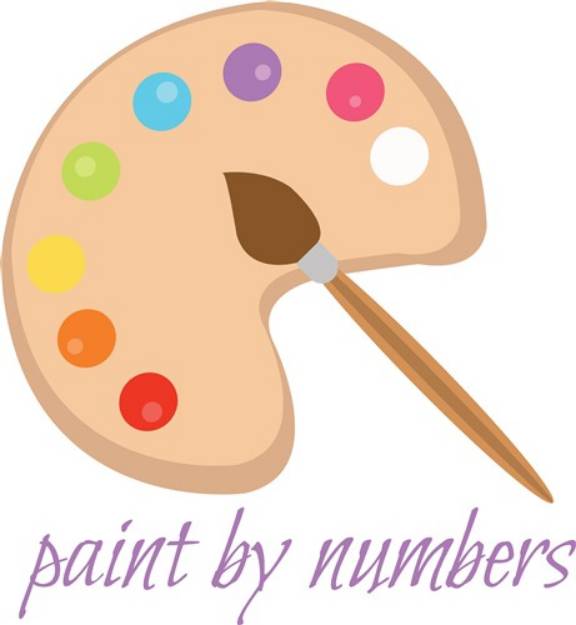 Picture of Paint by Numbers SVG File