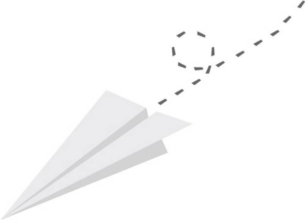 Picture of Paper Airplane SVG File