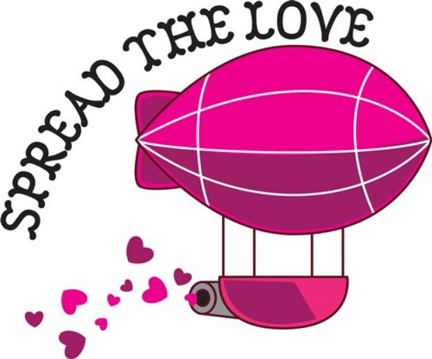 Picture of Spread the Love SVG File