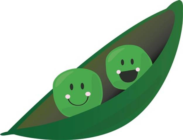 Picture of Two Peas SVG File