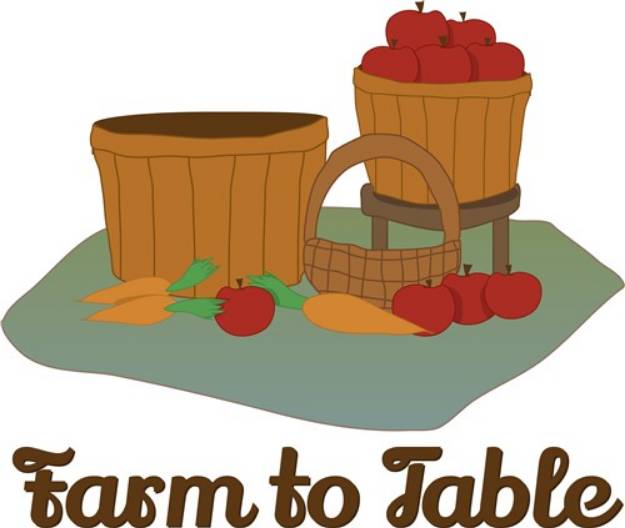 Picture of Farm to Table SVG File