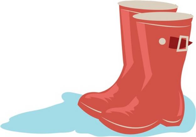 Picture of Rainboots SVG File