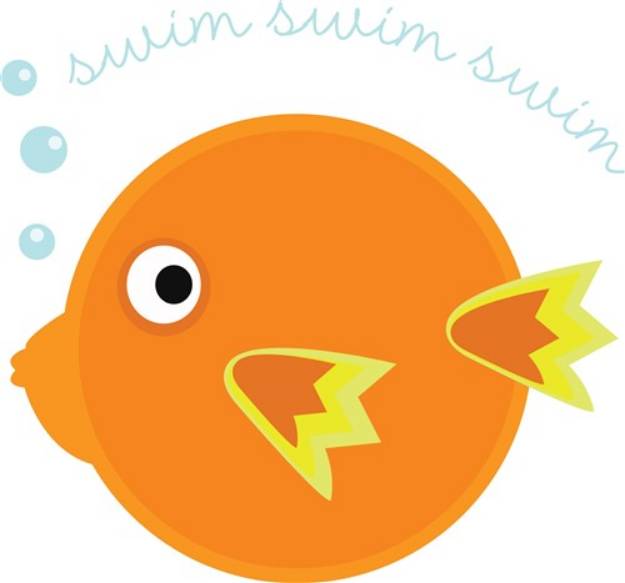 Picture of Swim Fish SVG File