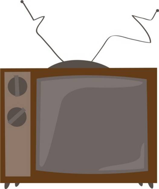 Picture of Old TV SVG File