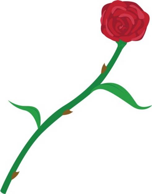 Picture of Red Rose SVG File
