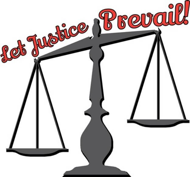Picture of Let Justice Prevail SVG File