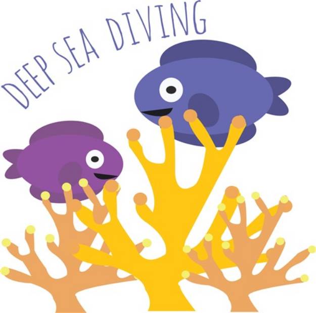 Picture of Deep Sea Diving SVG File