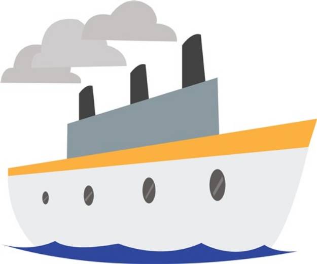 Picture of Tug Boat SVG File