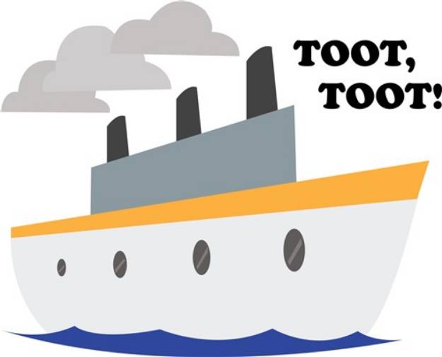 Picture of Toot Toot SVG File