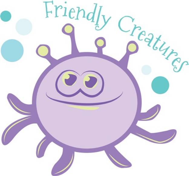 Picture of Friendly Creatures SVG File