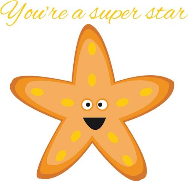 Picture of Super Star SVG File
