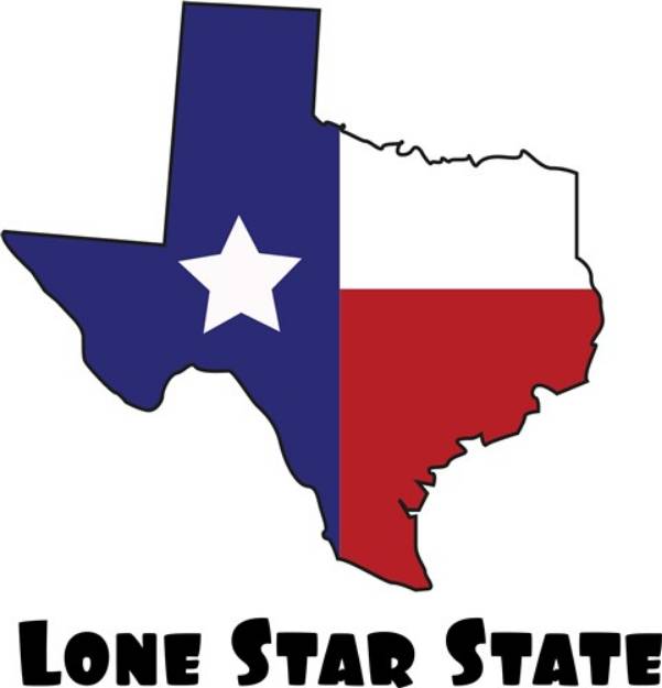 Picture of Lone Star Texas SVG File