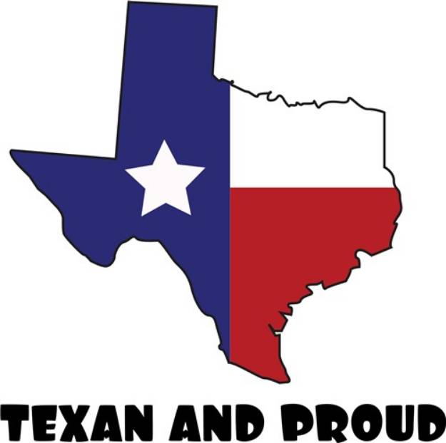 Picture of Texan and Proud SVG File