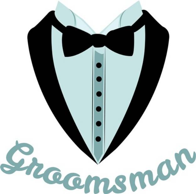 Picture of Groomsman SVG File