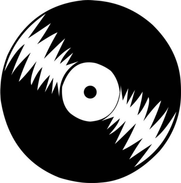 Picture of Record Album SVG File