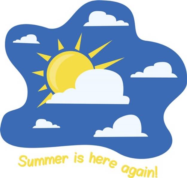 Picture of Summer is Here SVG File