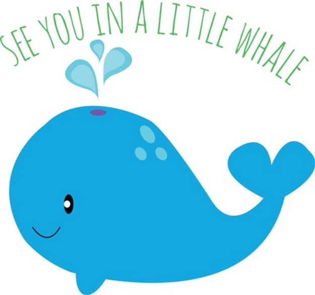 Picture of Little Whale SVG File