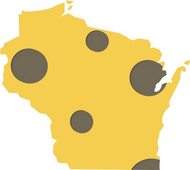 Picture of Wisconsin State SVG File