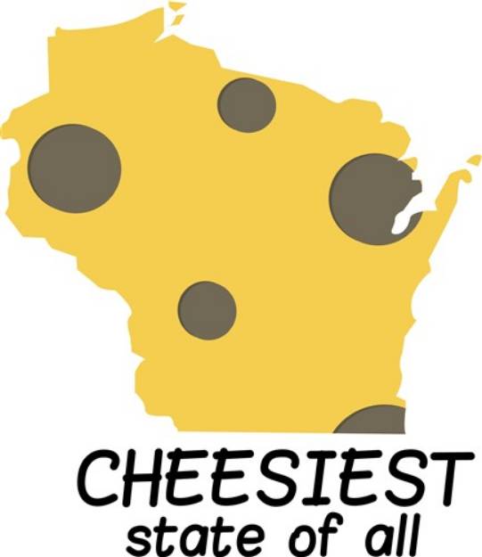 Picture of Cheesiest State SVG File