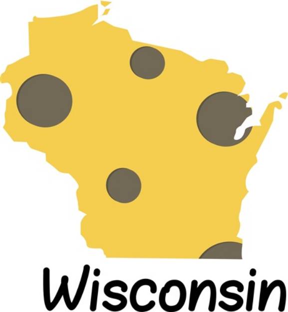 Picture of State Wisconsin SVG File