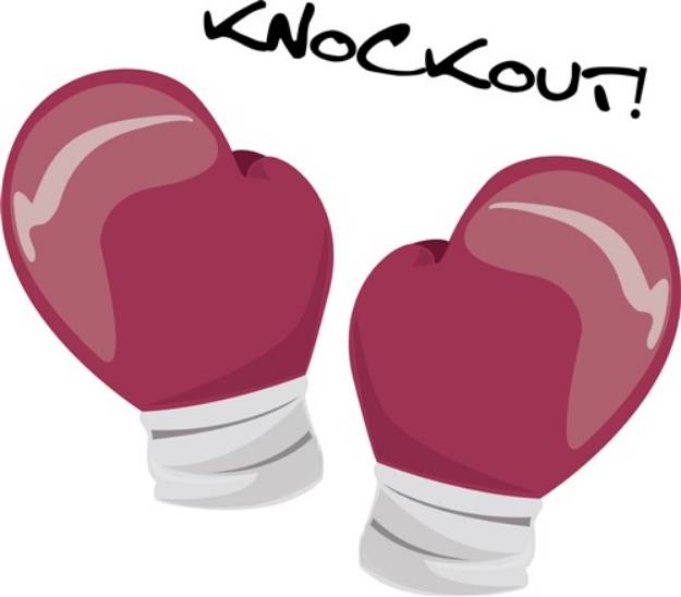 Picture of Knockout Gloves SVG File