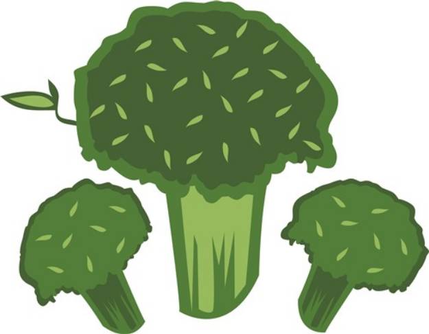 Picture of Broccoli Bunch SVG File