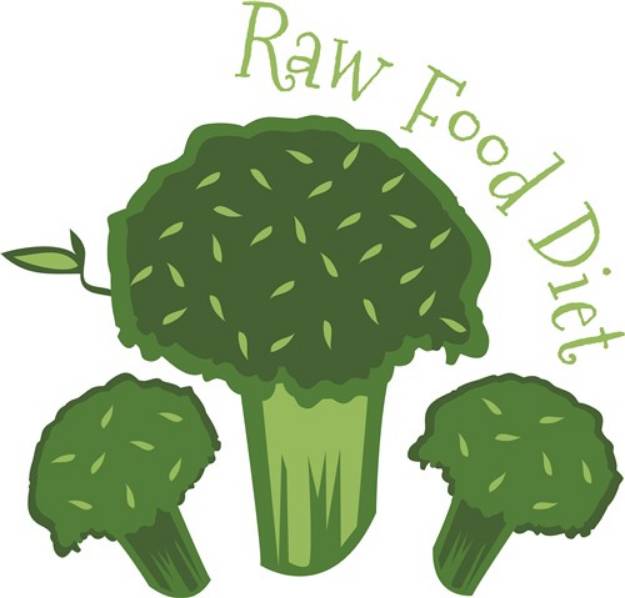 Picture of Raw Food Diet SVG File