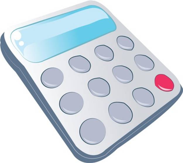 Picture of School Calculator SVG File