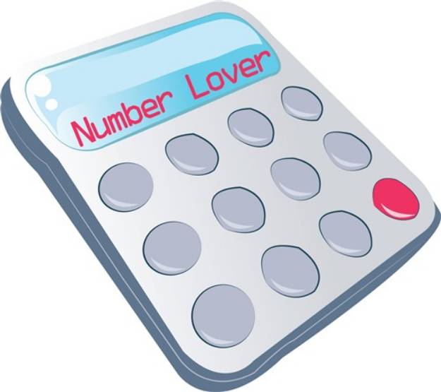 Picture of Number Lover SVG File