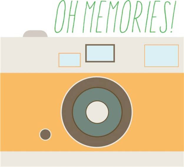 Picture of Memories Camera SVG File