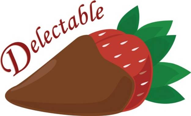 Picture of Delectable Strawberry SVG File