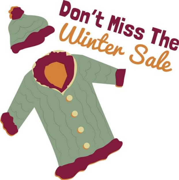 Picture of Winter Sale SVG File