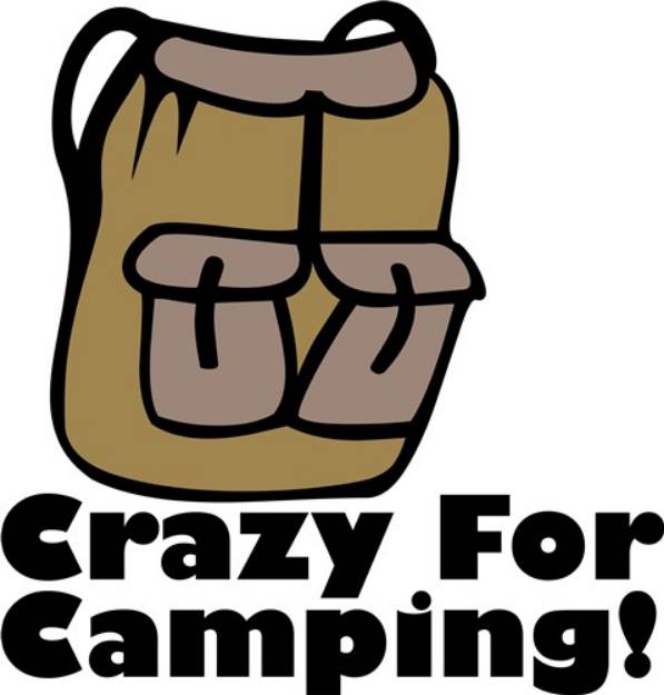 Picture of Crazy Camping SVG File