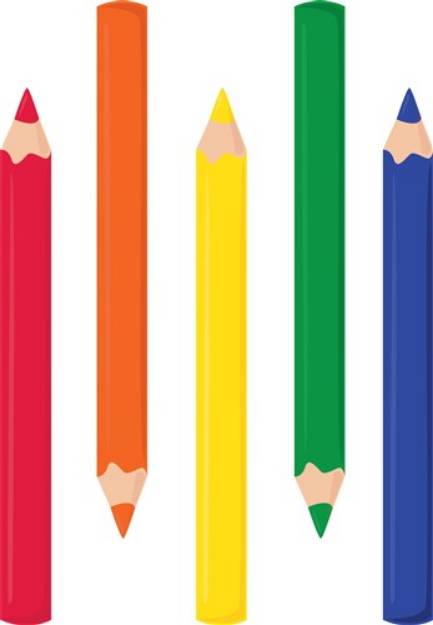 Picture of Color Pencils SVG File