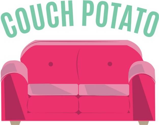 Picture of Couch Potato SVG File