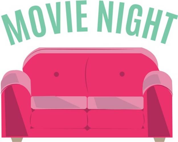 Picture of Movie Night SVG File