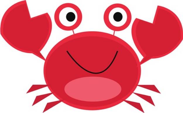 Picture of Happy Crab SVG File