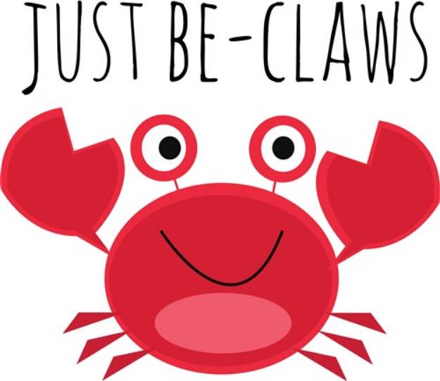Picture of Just Be-Claws SVG File