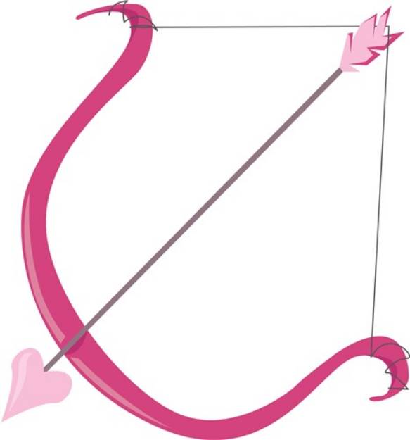Picture of Bow and Arrow SVG File