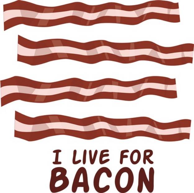 Picture of Live for Bacon SVG File