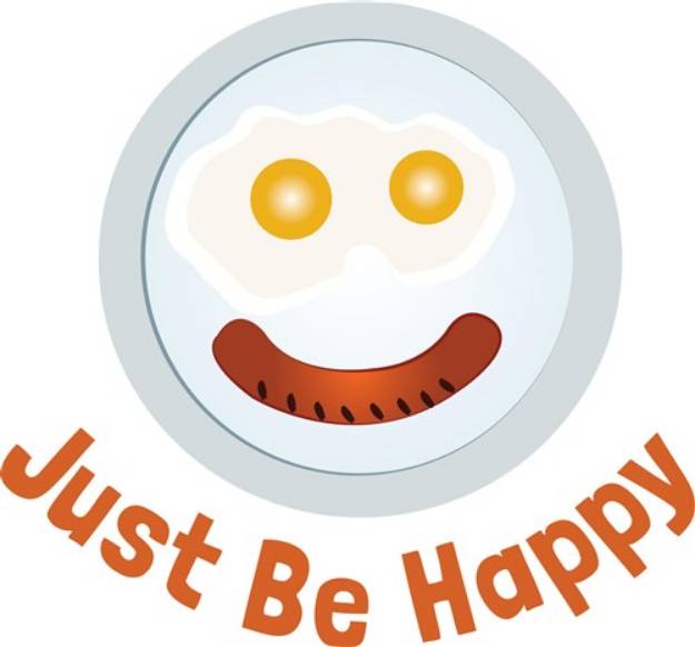 Picture of Just Be Happy SVG File