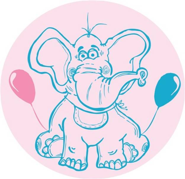Picture of Baby Elelphant SVG File