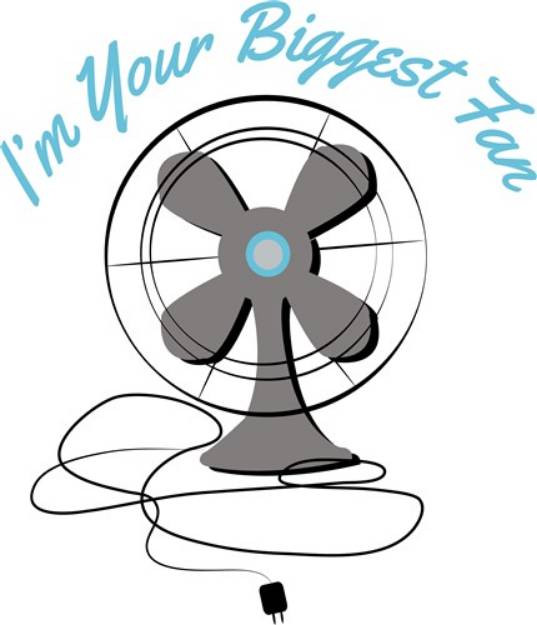 Picture of Biggest Fan SVG File