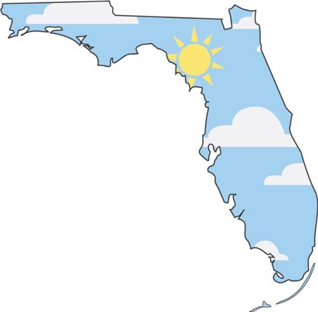 Picture of Sunny Florida SVG File