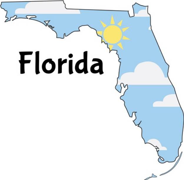 Picture of Florida Scene SVG File