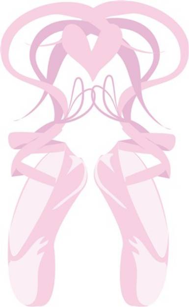 Picture of Pointe Shoes SVG File