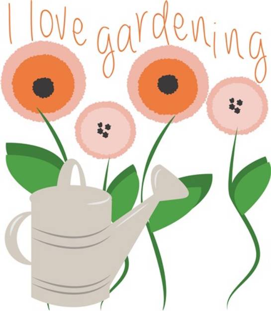 Picture of Love Gardening SVG File