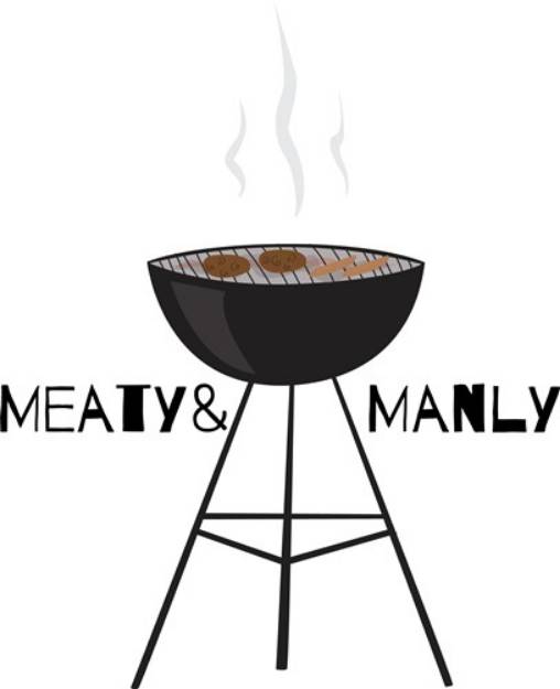 Picture of Meaty & Manly SVG File