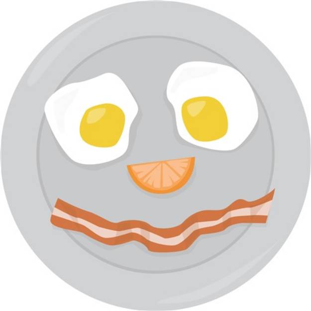 Picture of Bacon Face SVG File