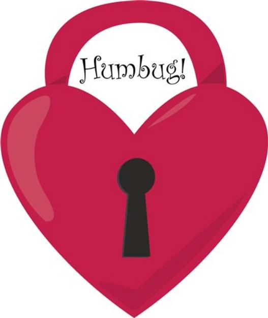 Picture of Humbug Heart SVG File